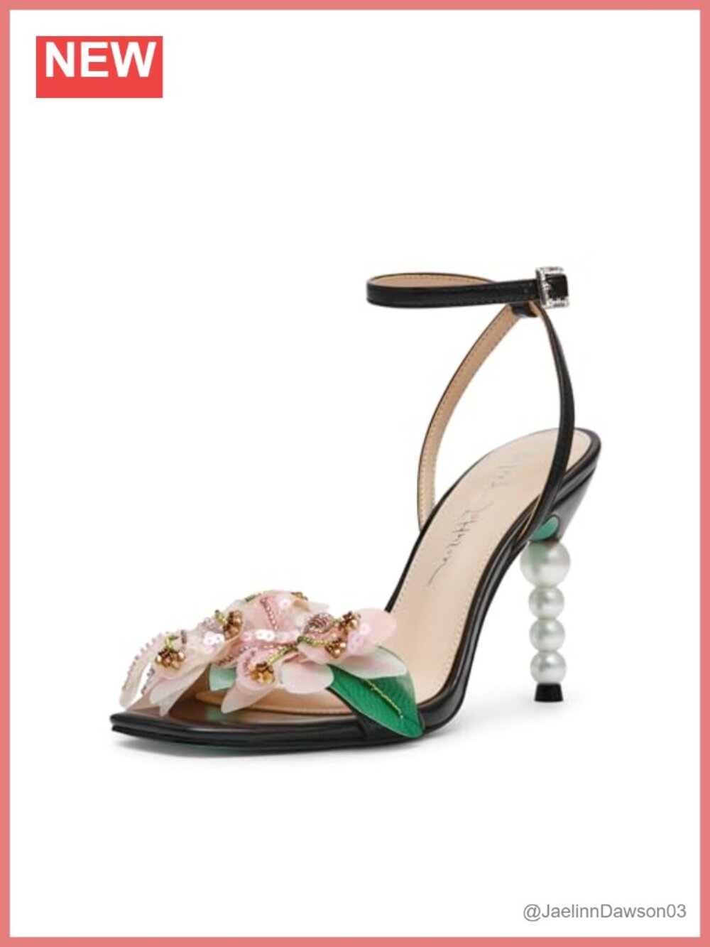 Fabric Ankle Strap Heeled Sandals Open Toe Stiletto
